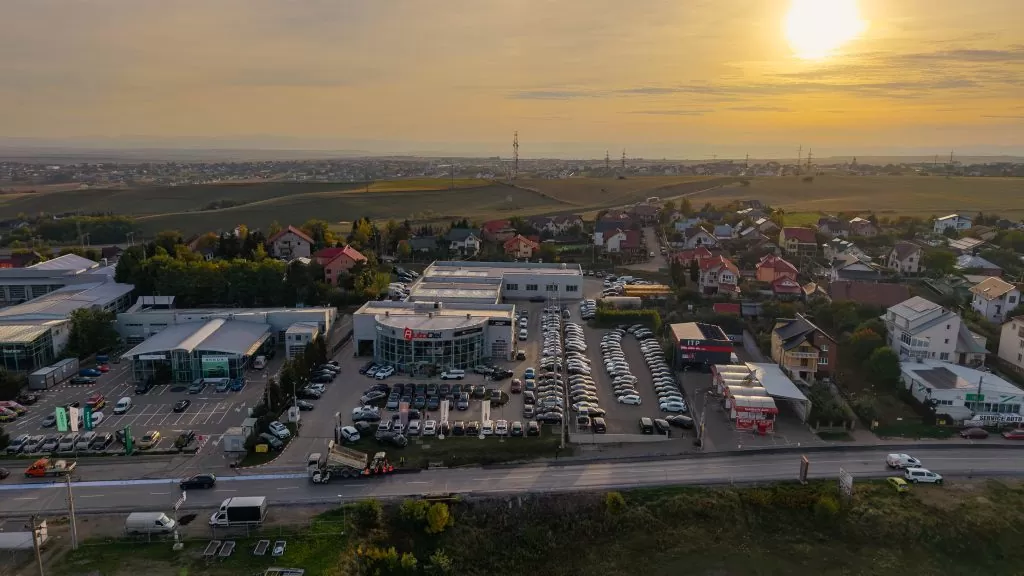 Poză aeriană a sediului AutoDel